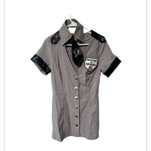 Department of Corrections Officer Halloween Costume Dress size medium